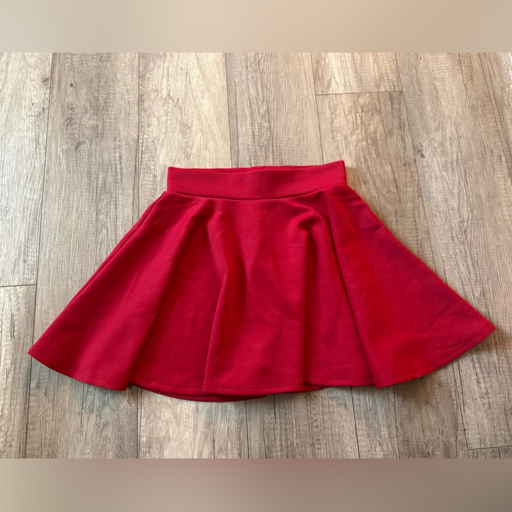 Red Skater Skirt